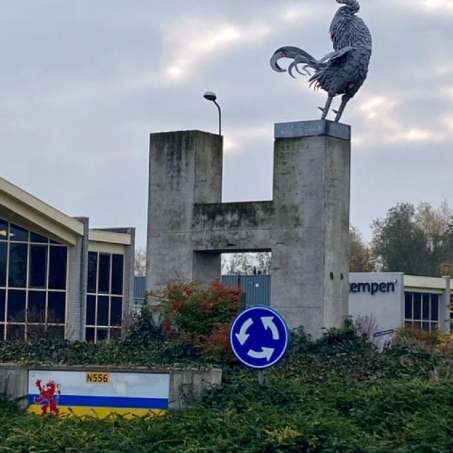 Haan onderdeel van Grensposten