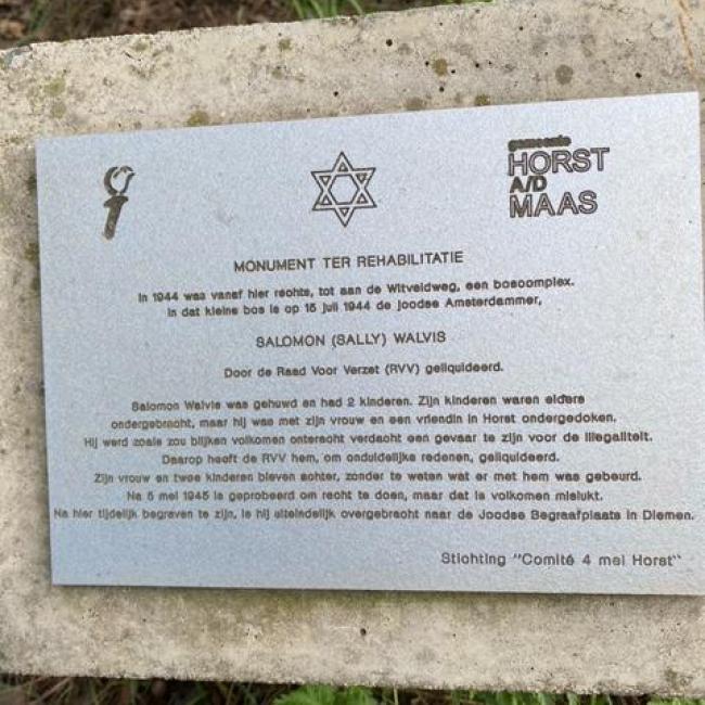 Monument ter rehabilitatie