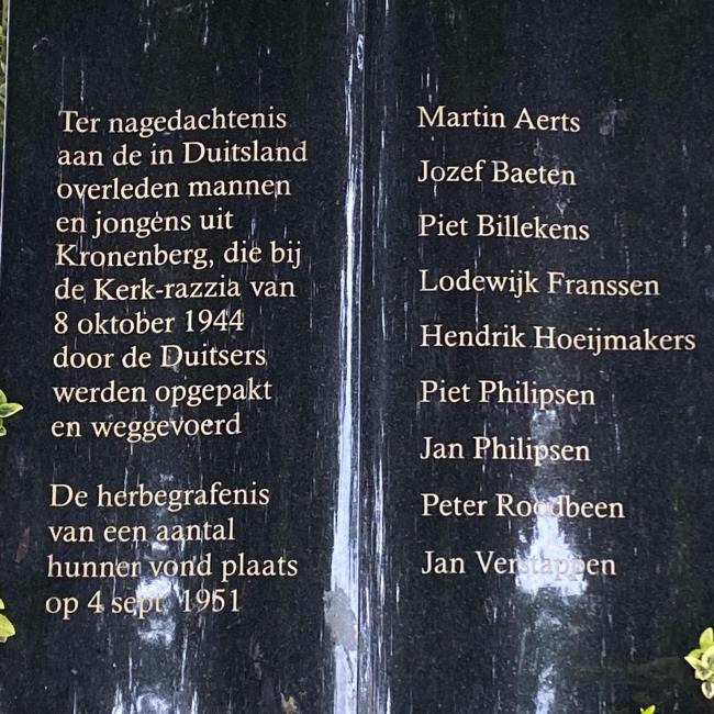 Herdenkingsmonument kerkhof
